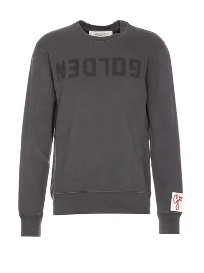 Golden Goose Golden Logo Sweatshirt In Grey