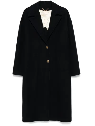 Golden Goose Golden Wool Blend Single-breasted Coat In Black