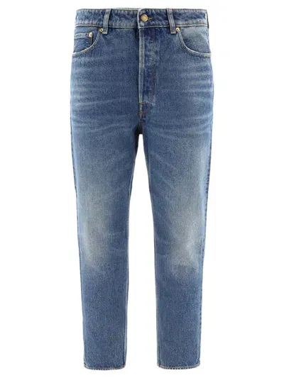 Golden Goose Happy Jeans In Blue