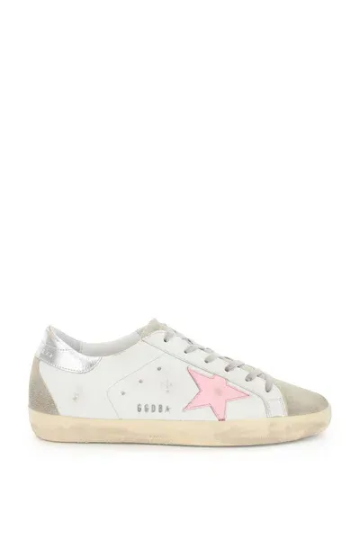 Golden Goose Hi Star Leather Sneakers In Multicolor