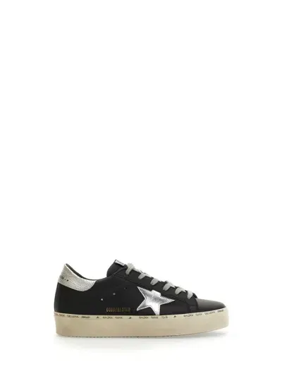 Golden Goose Hi Star Sneaker In Black