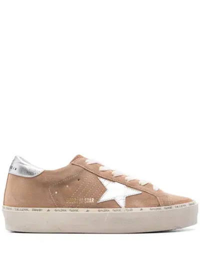 Golden Goose Hi Star Sneakers In Neutrals