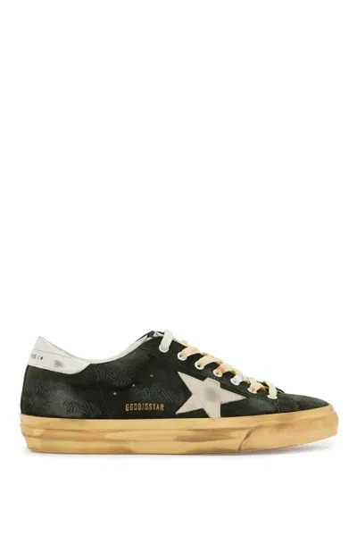 Golden Goose High Foxing Vce Sole Super Star Sne In Black