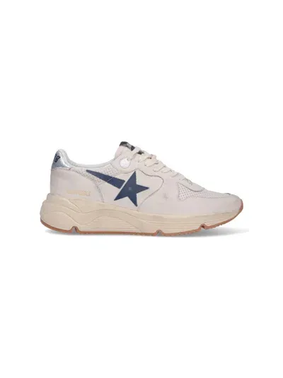 Golden Goose Leather Sole Running Sneakers With In Multicolor