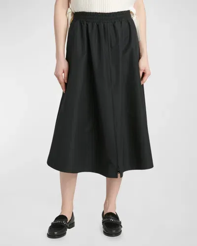 Golden Goose Journey Circle Skirt In Black