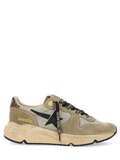 Golden Goose Leather Sneaker In Beige