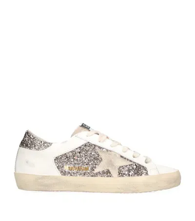 Golden Goose Leather Super-star Sneakers In White