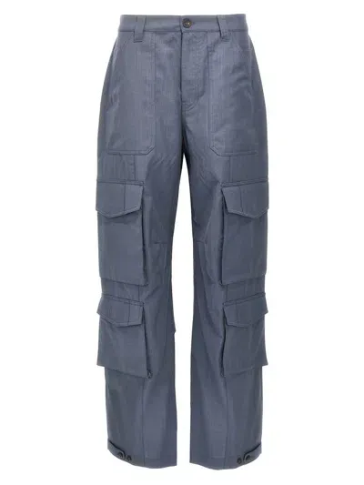 Golden Goose Journey Wool Cargo Pants In Grey