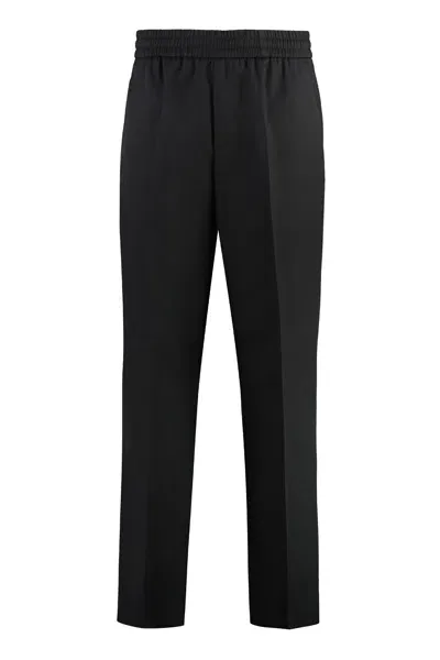 Golden Goose Lennon Wool Trousers In Black