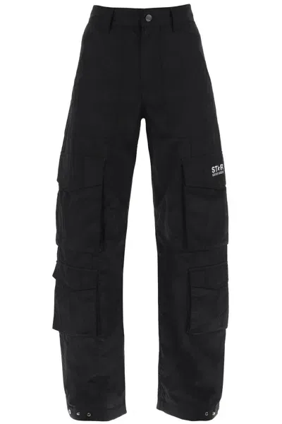 Golden Goose Lizzy Ripstop Cargo Pants In Black