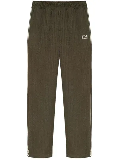 Golden Goose Logo-print Track Pants In 35899