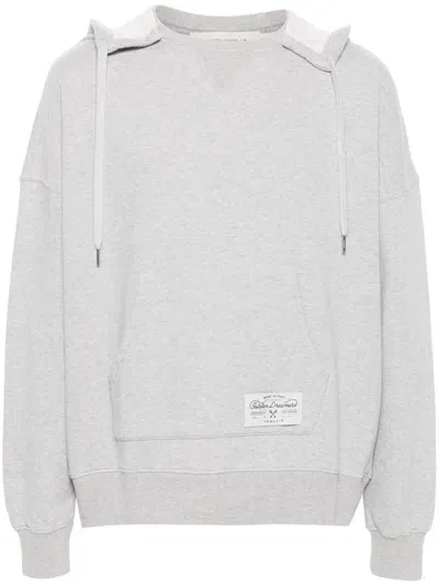 Golden Goose Marcel Hoodie In Cotton In Grey