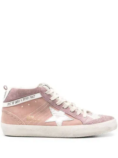 Golden Goose In Mauve/ash Rose/silver/milk