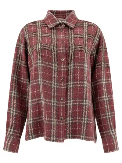 Golden Goose Melanie Shirts Bordeaux In Red