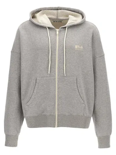 Golden Goose Michael Hoodie In Gray