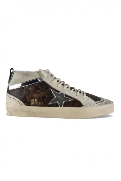 Golden Goose Mid Star Sneakers In White