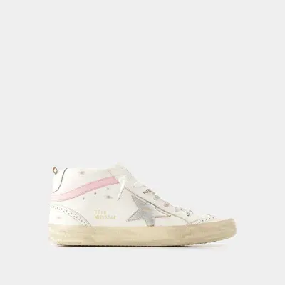 Golden Goose Mid Star Sneakers In White