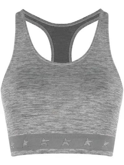 Golden Goose Nylon Gym Bra In Grey