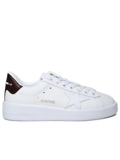 Golden Goose 'pure New' White Leather Sneakers