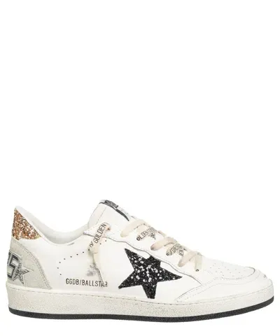 Pre-owned Golden Goose Sneaker Damen Ball Star Gwf00117.f006118.10750 Leder Logo Schuhe In Weiss