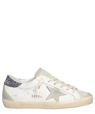 Pre-owned Golden Goose Sneaker Damen Super-star Gwf00102.f004108.11166 White - Ice Grey In Weiss