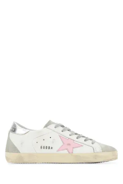 Golden Goose Multicolor Leather Super Star Classic Sneakers