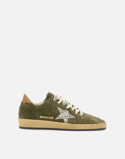 Golden Goose Sneakers In Green