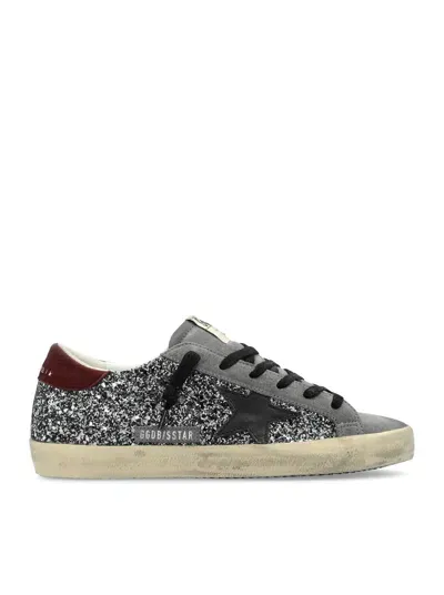 Golden Goose Super-star Classic Leather Sneakers In Metallic