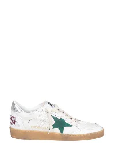 Golden Goose Leather Sneakers In White