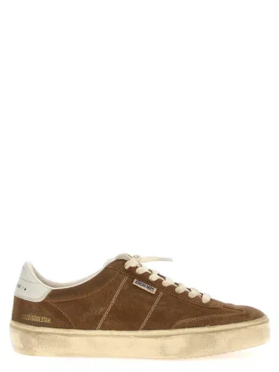 Golden Goose 'soul Star' Sneakers In Brown