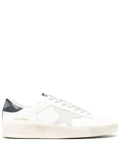 Golden Goose Stardan Leather Sneakers In ホワイト