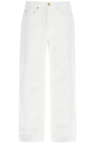 Golden Goose Stonewashed Treated Jeans In White