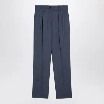 Golden Goose Sugar-paper Trousers In Blue