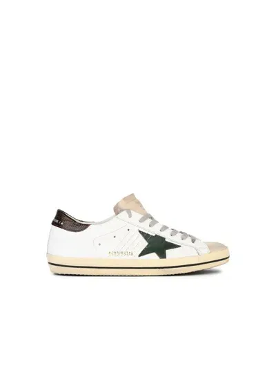 Golden Goose 'super-star Classic' White Leather Sneakers Man