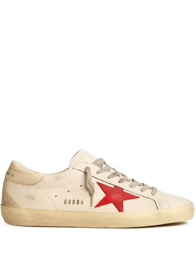 Golden Goose Super-star Low-top Sneakers In White