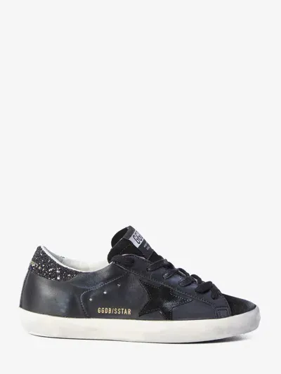 Golden Goose Super Star Sneakers In Black