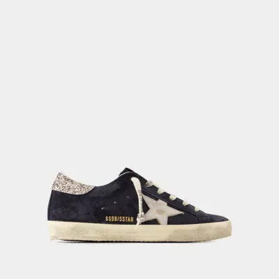 Golden Goose Super Star Sneakers In Blue