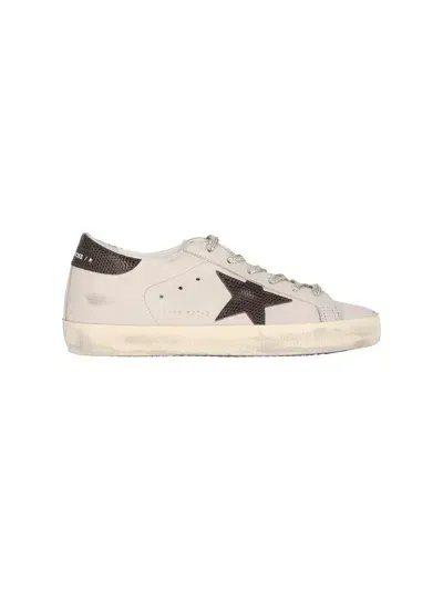 Golden Goose "super-star" Sneakers In Grey