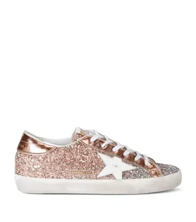 Golden Goose Super-star Sneakers In Silver