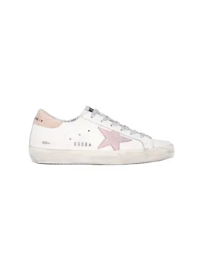 Golden Goose Super-star Sneakers In White