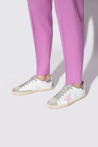 Golden Goose Super-star Sneakers In White