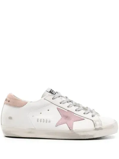 Golden Goose Superstar Leather Trainers In White