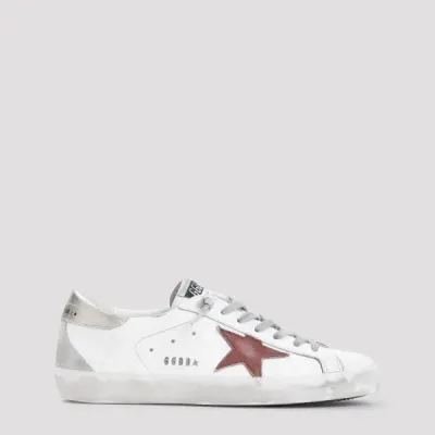 Golden Goose Superstar Sneakers 45 In  White Red Platinum Ice