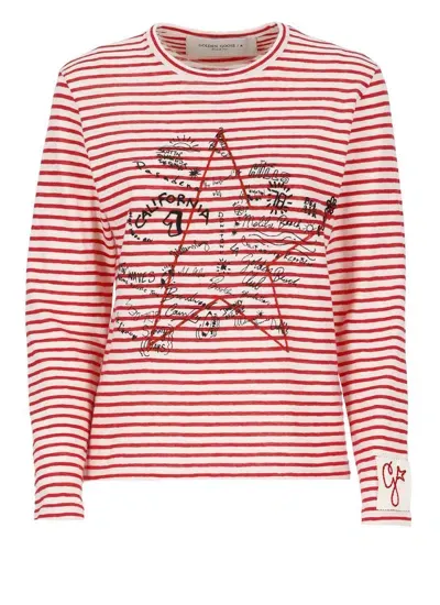 Golden Goose Daya T-shirt In Red