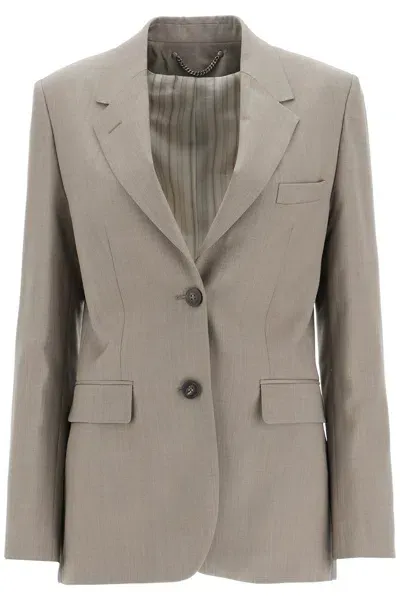 Golden Goose Tailored Wool Fresco Jacket For In Multicolor