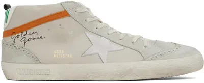 Golden Goose Mid Star Sneakers In Neutrals