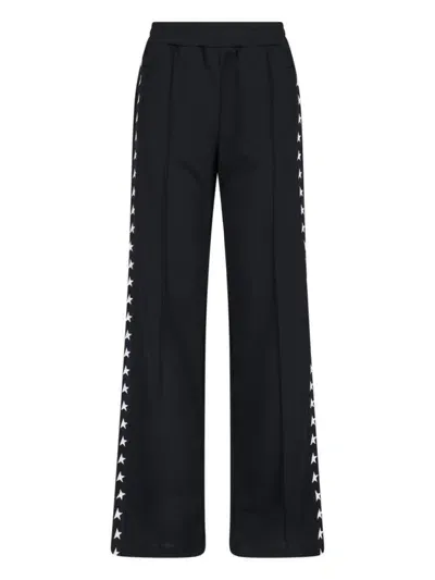 Golden Goose Trousers In Black