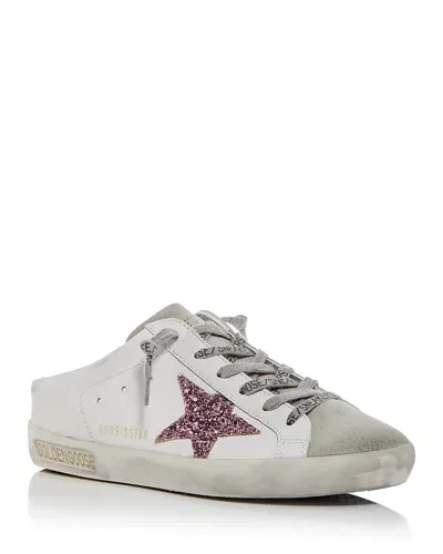 Golden Goose Super-star Sabot Mule Sneaker In White