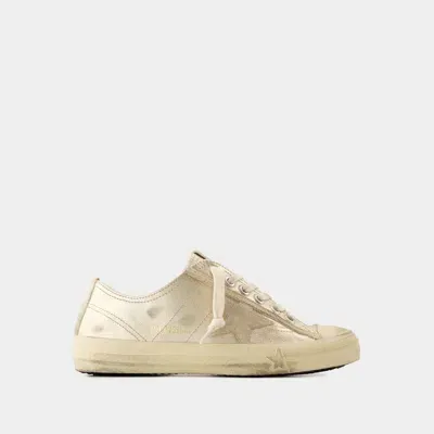 Golden Goose V-star 2 Sneakers -  Deluxe Brand - Leather - Metallic