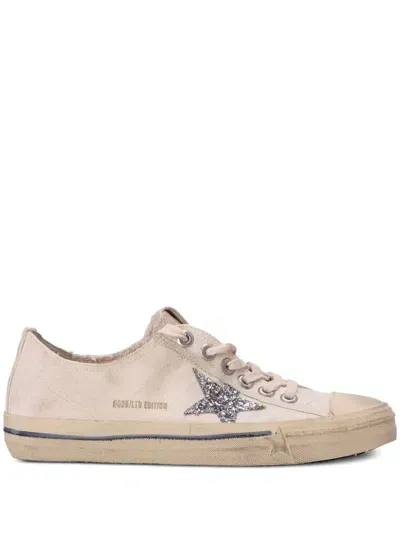 Golden Goose V-star Canvas Sneakers In Multi